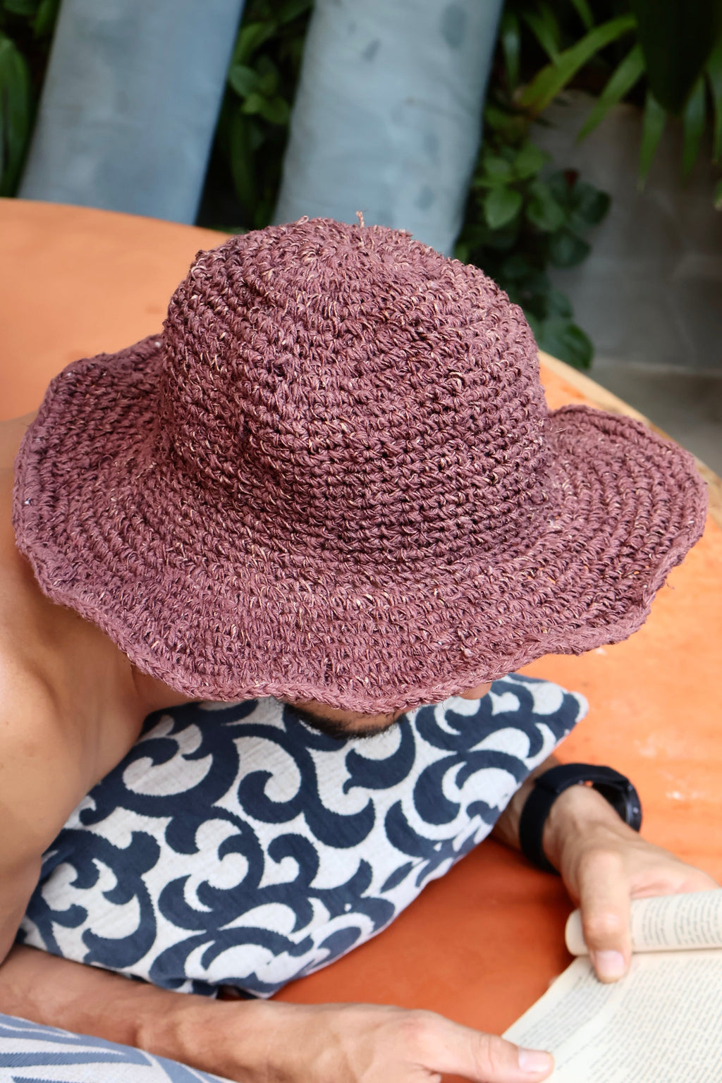 Spicy Sols Brown Hemp Hat - Wide Brim