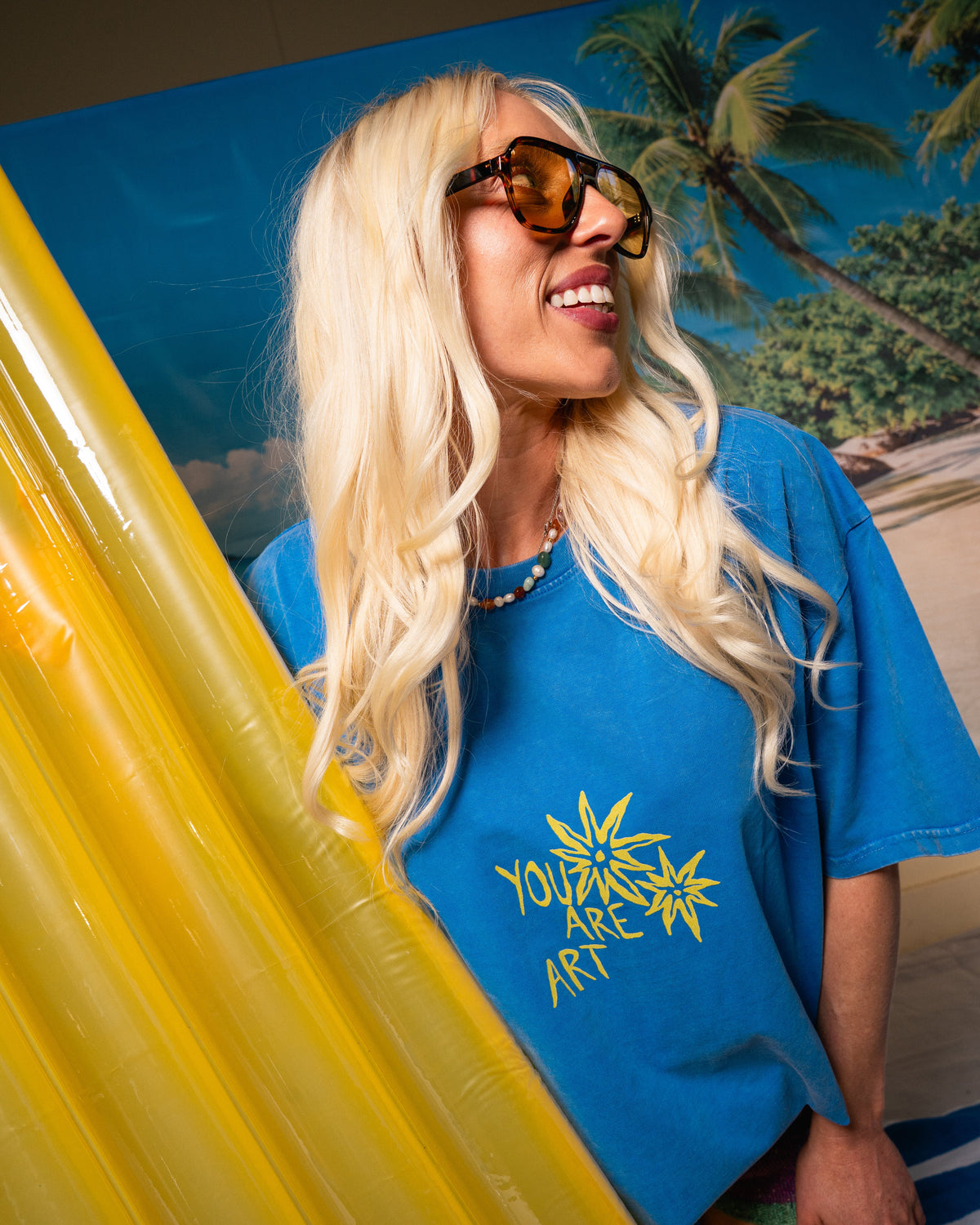 Zamimi You Are Art Tee - Blue