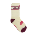 Rad Kid Organic Cotton Crew Socks - Pink: TODDLER (1-3 years)