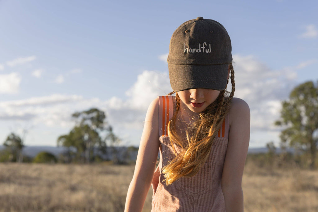 Handful Kids Cap: Watermelon w/ Blue Design
