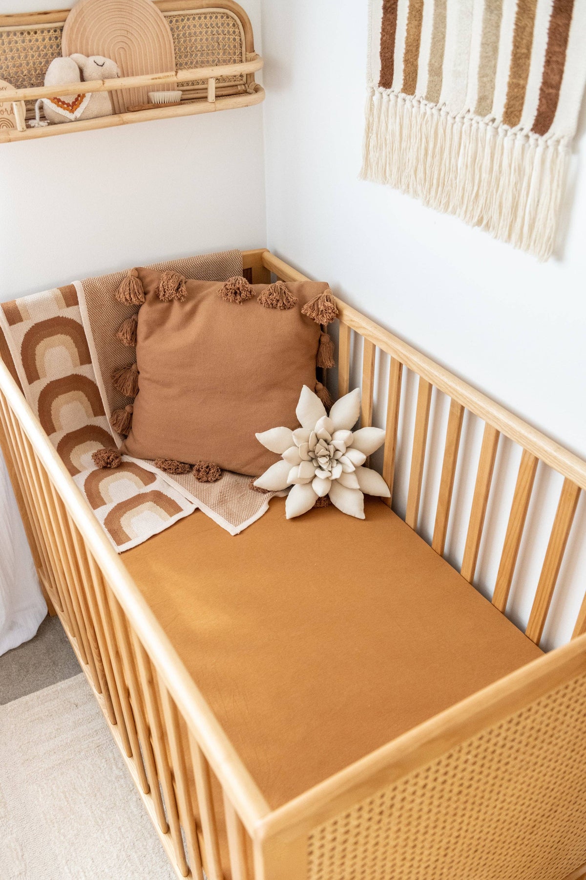 Cot Organic Sheet: Buttercup