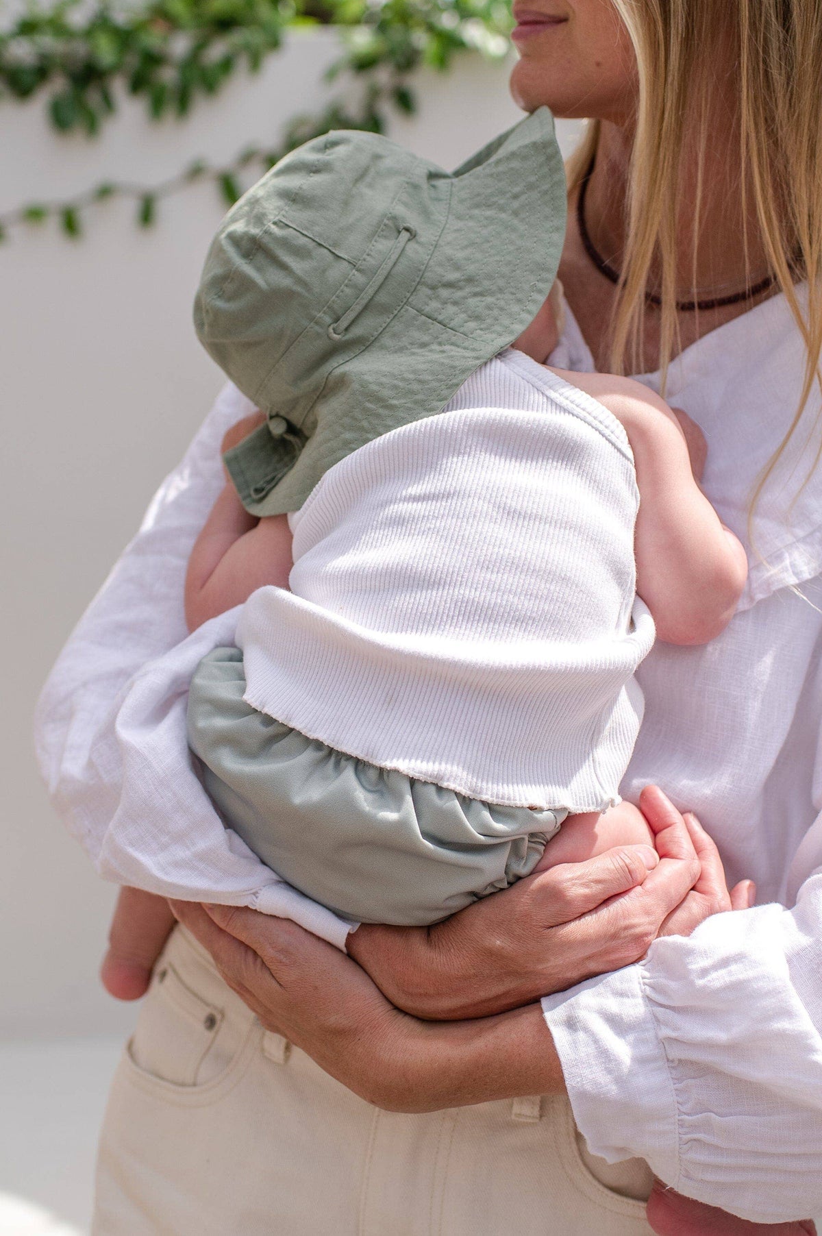 Cotton Sun Hat: Lilac / Small