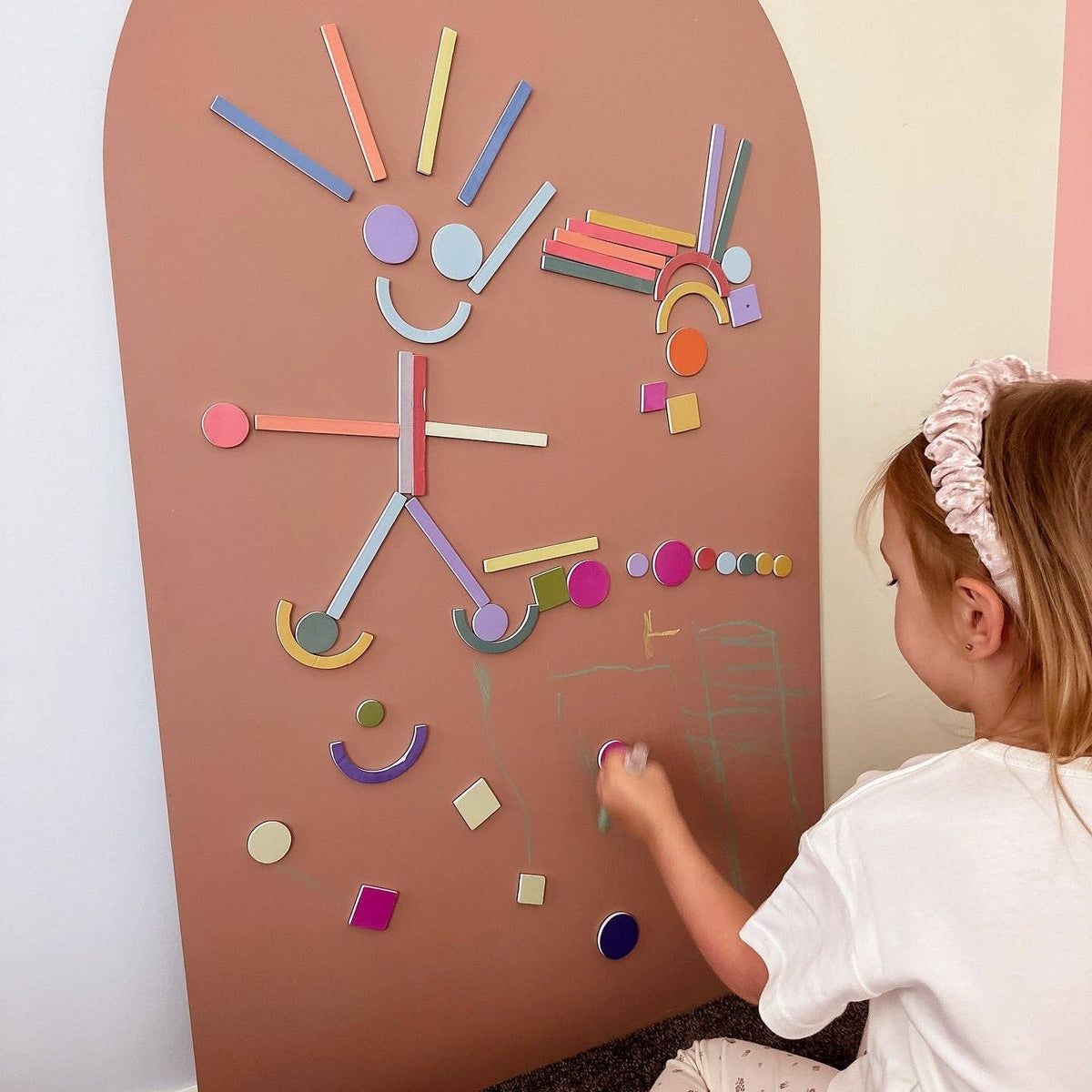 Magnetic Shapes Set | Colour & Shape Magnets for Kids