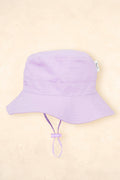 Cotton Sun Hat: Lilac / Small