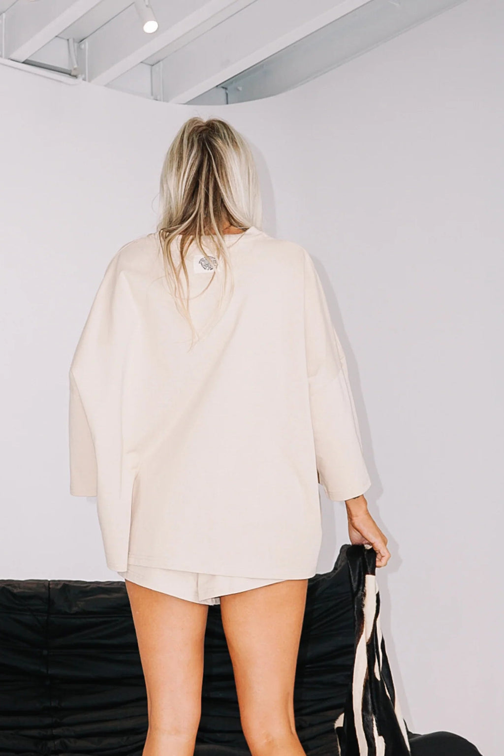 Basic Midweight Tee - Beige