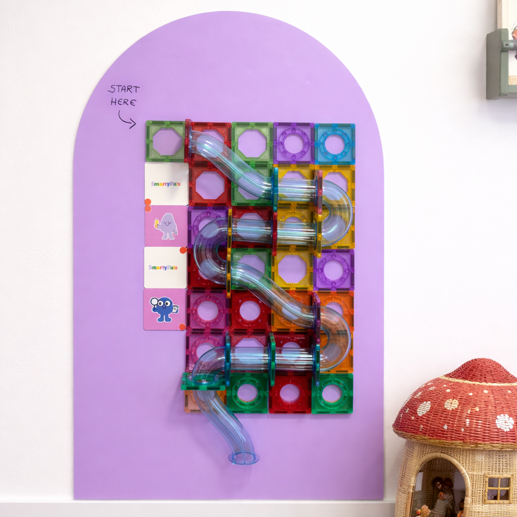 Magnetic Playwall™ | Renter-Friendly Magnetic Wall Decal: Lavender