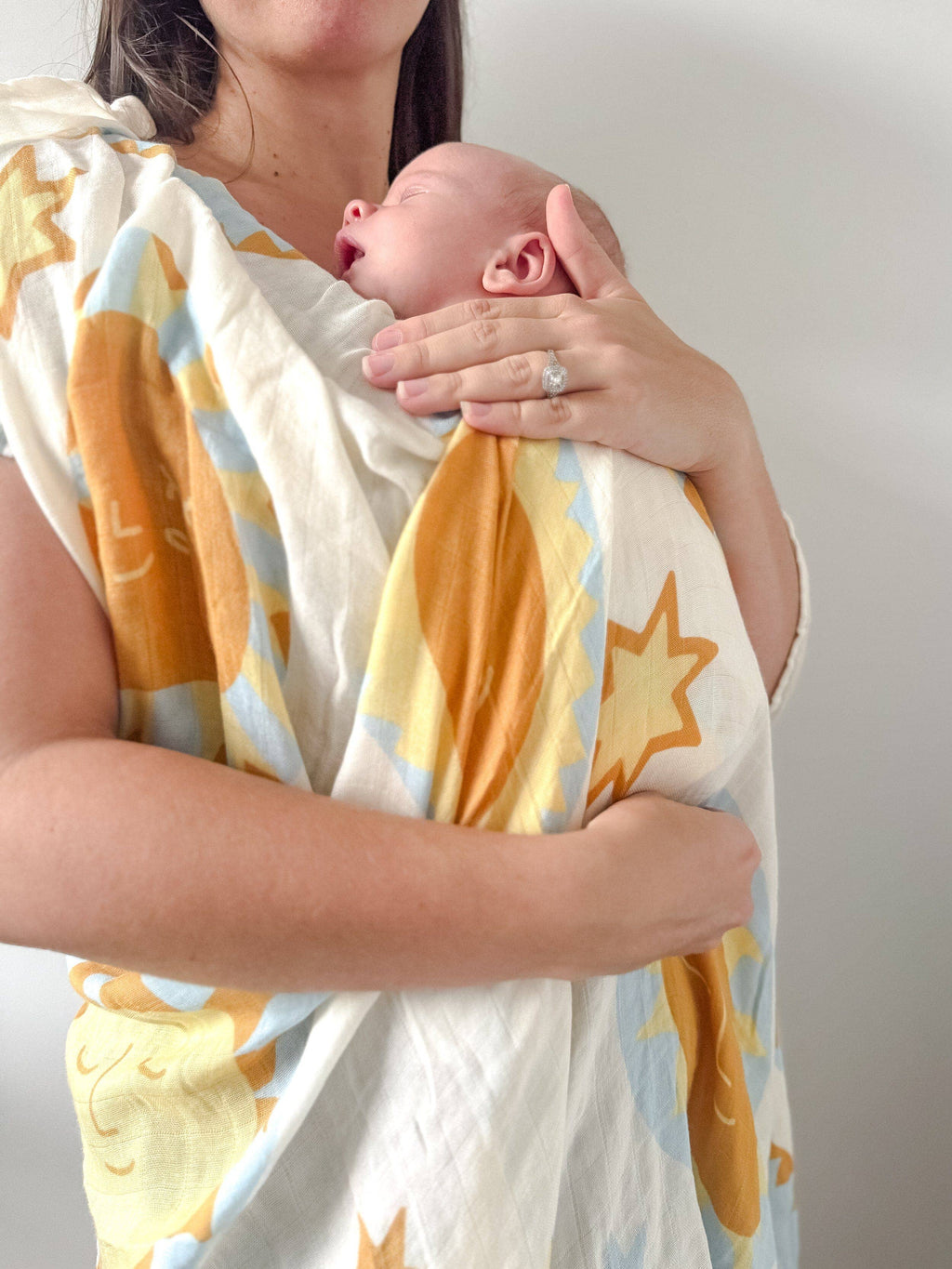 Organic Muslin Swaddle - Sunny Day: Sunny Day