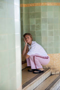 Linen Pant - Pale Fuchsia