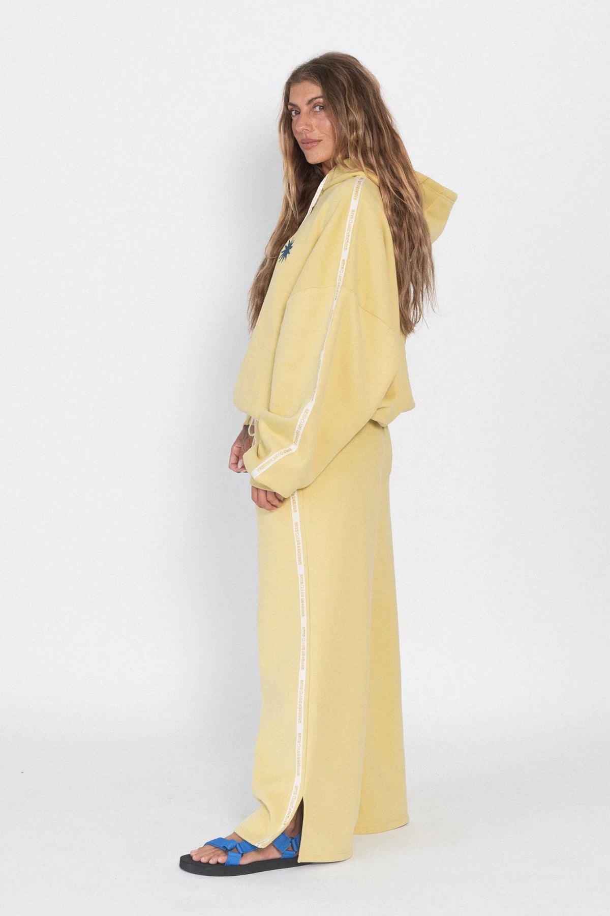 Cloud Racer Sunburst Hoodie - Lemon