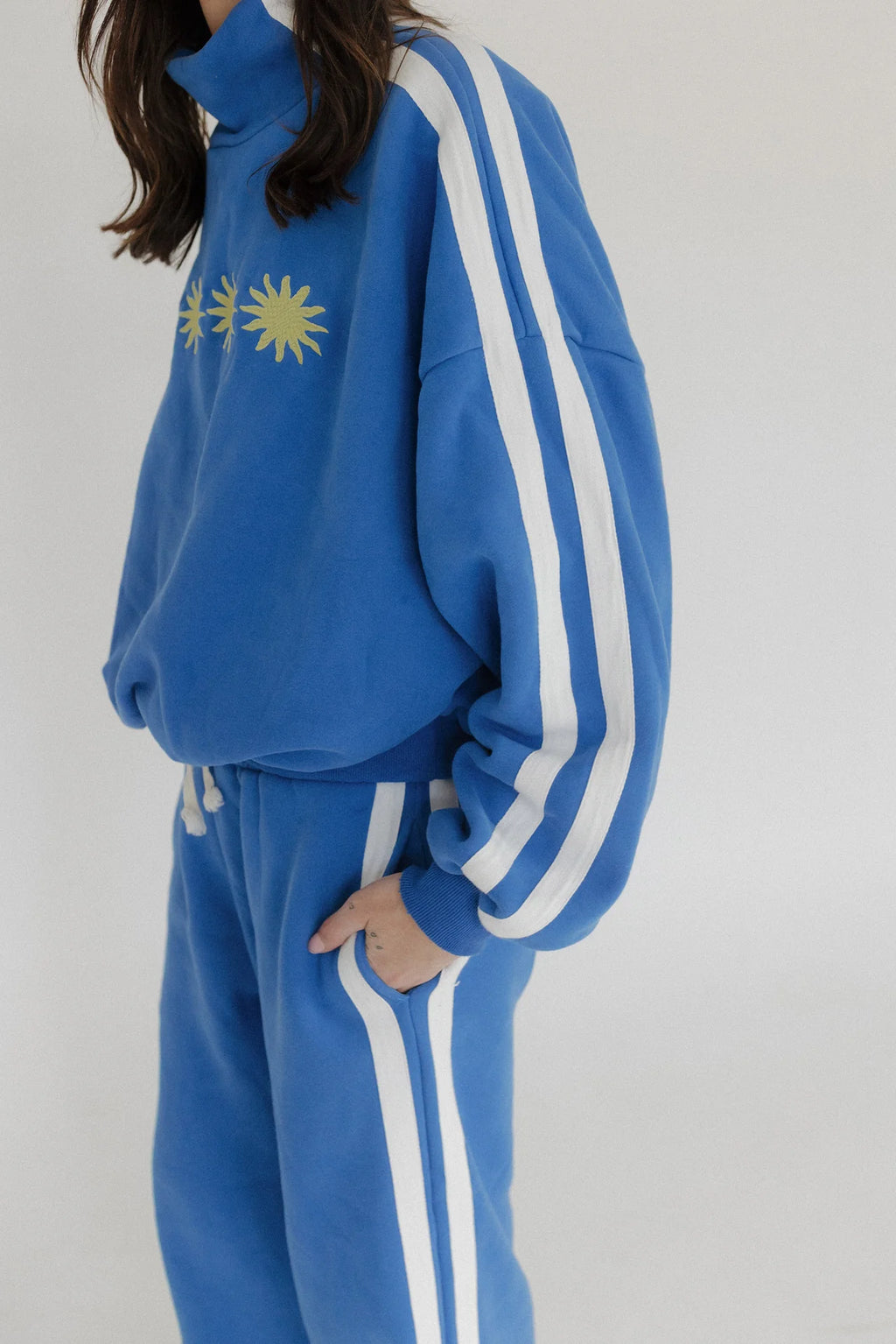 Cloud Starburst Sweatpants - Blue