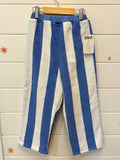 Kind Clothes Club Blue Stripe Terry Pants - Size 5