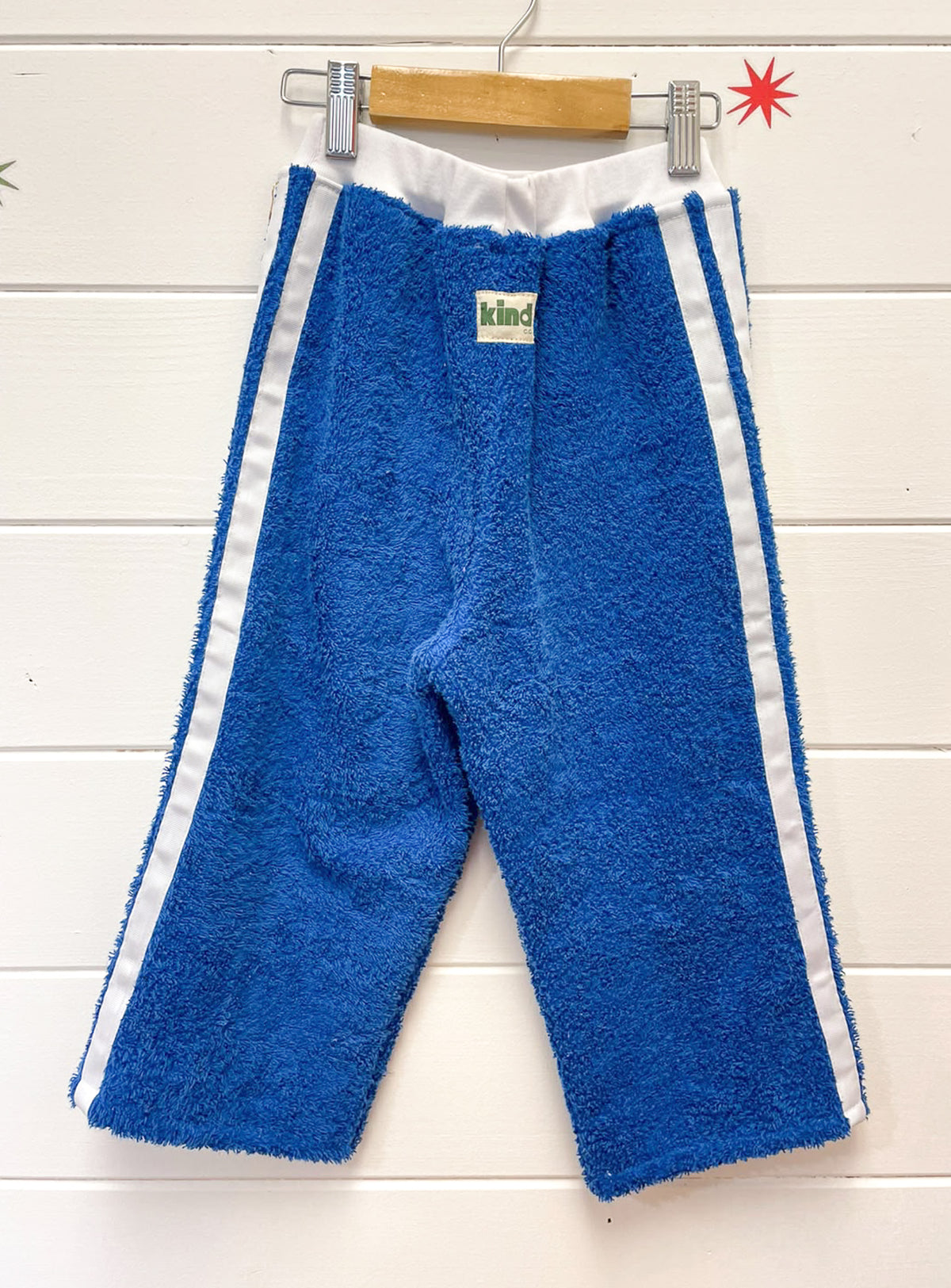 Blue Terry Pants | Size 4