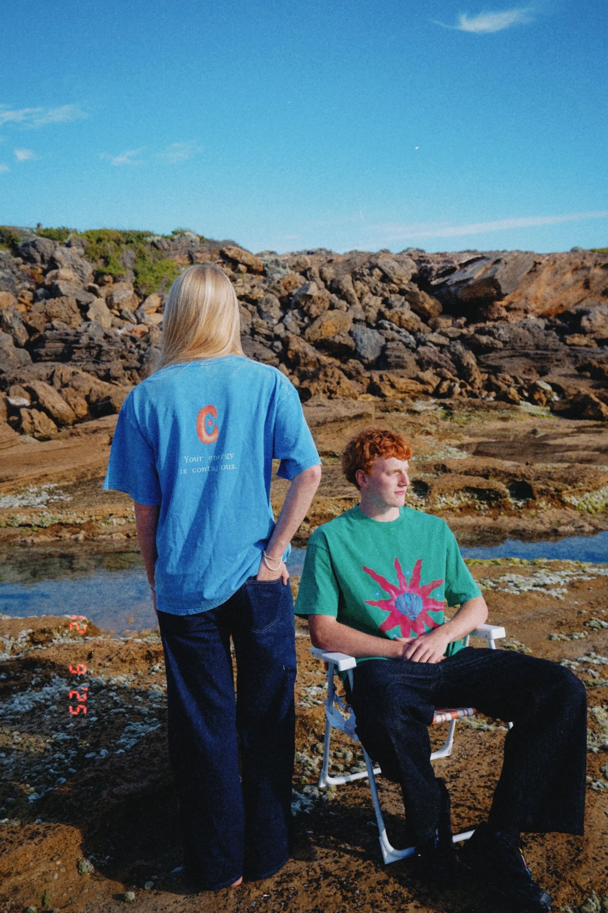 Zamimi Swell Tee - Blue