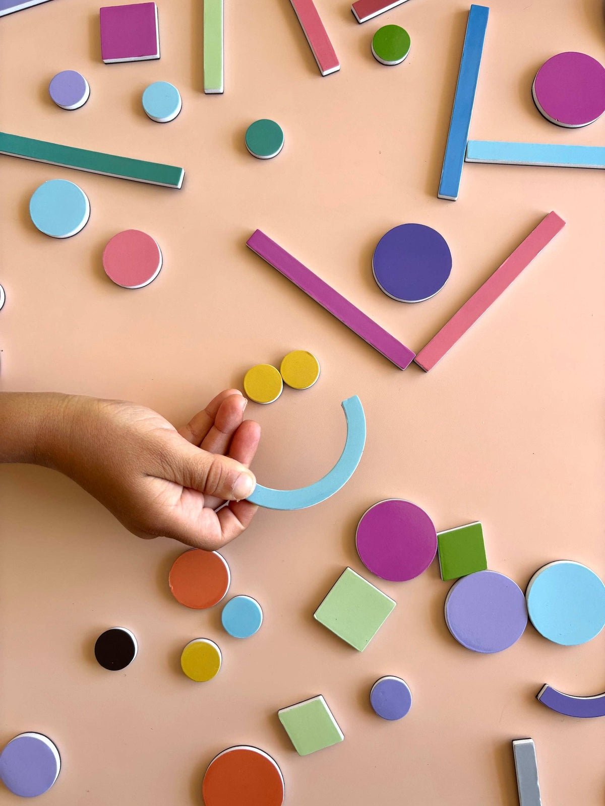 Magnetic Shapes Set | Colour & Shape Magnets for Kids