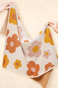 Organic Cotton Knitted Blanket: Bloom