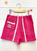 Pink Terry Shorts | Size 4