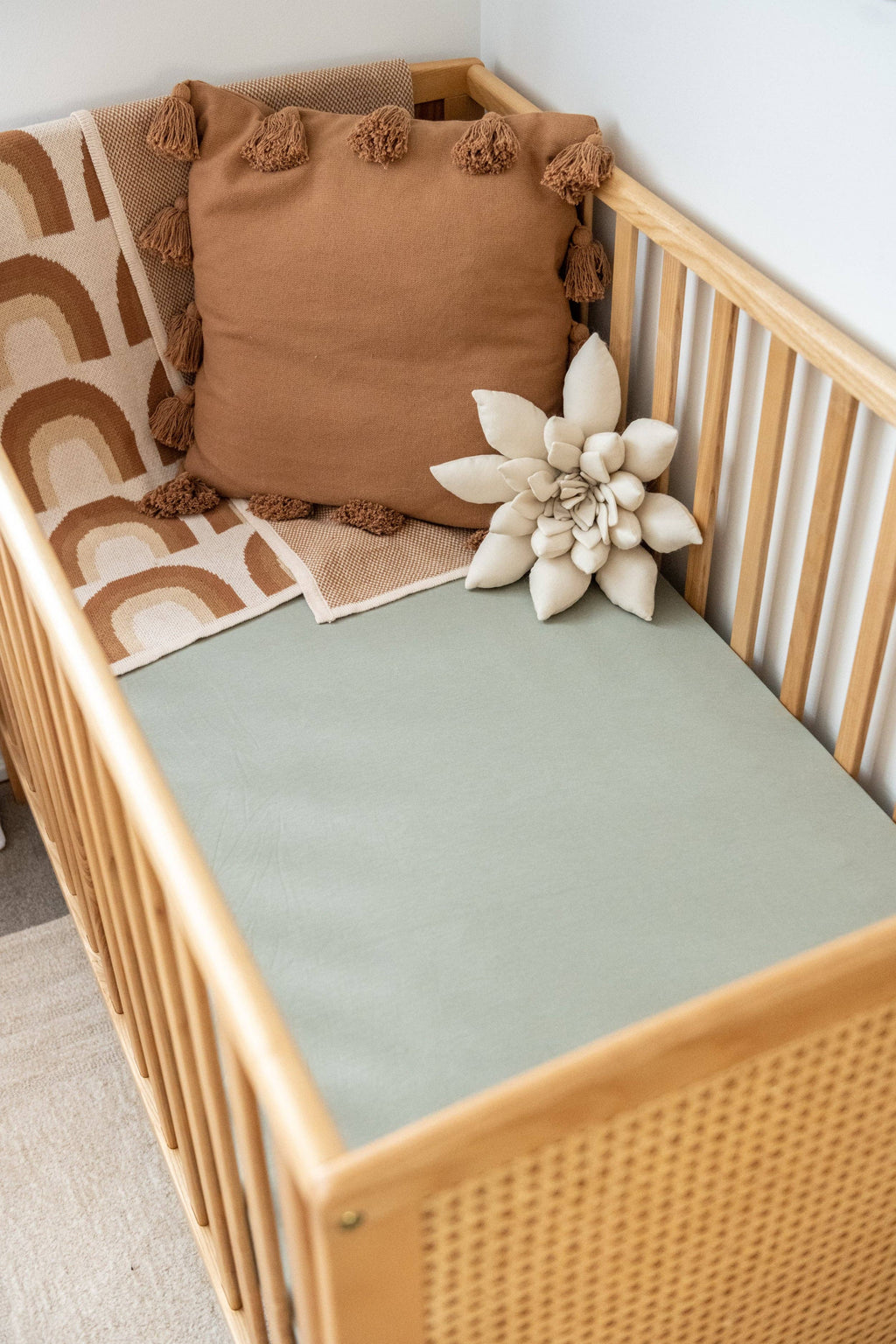 Cot Organic Sheet: Buttercup