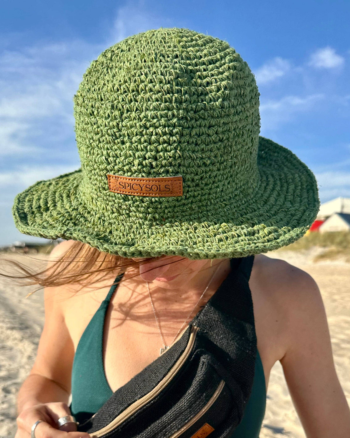 Hemp Hat - Moss Green