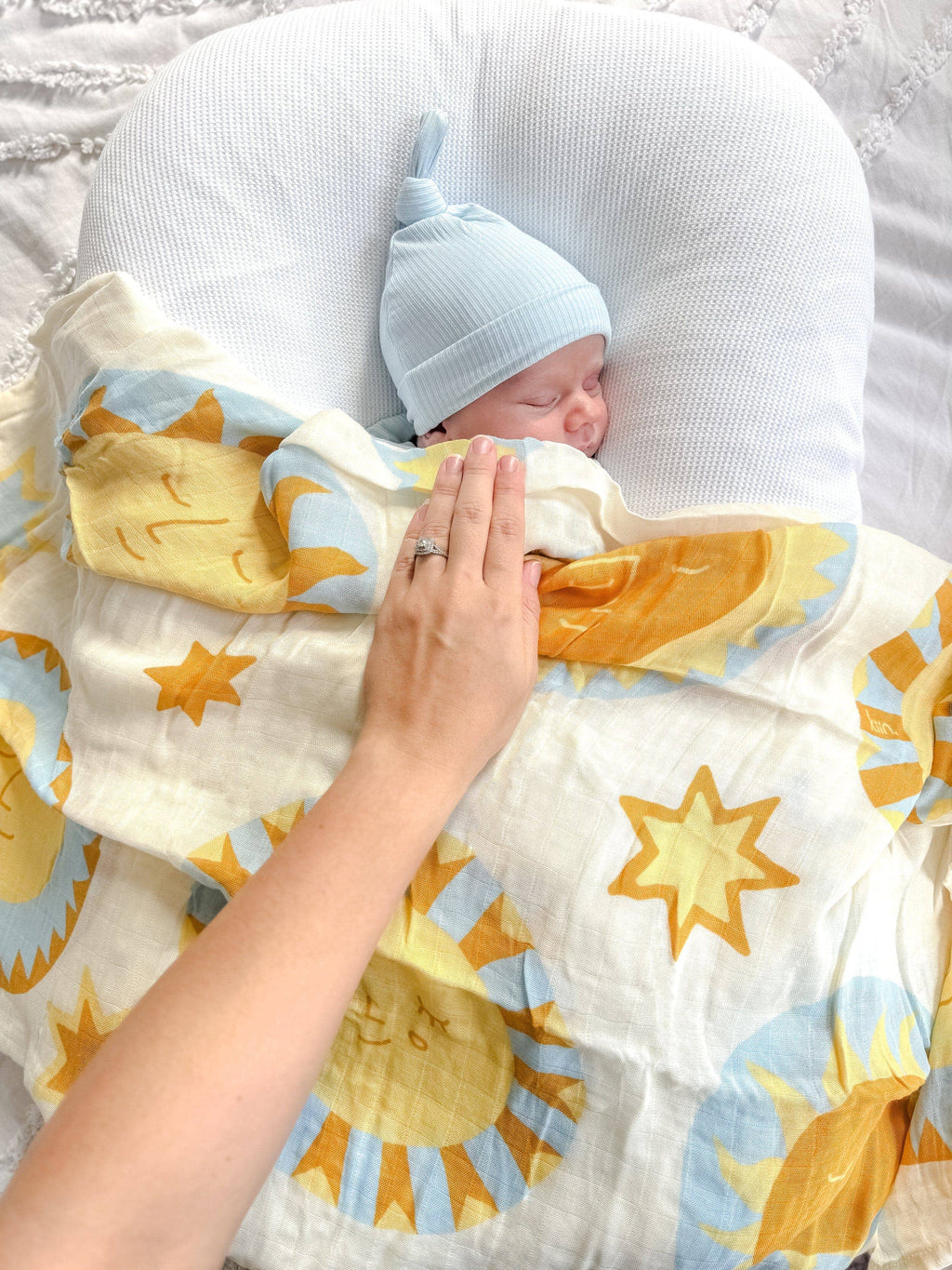 Organic Muslin Swaddle - Sunny Day: Sunny Day