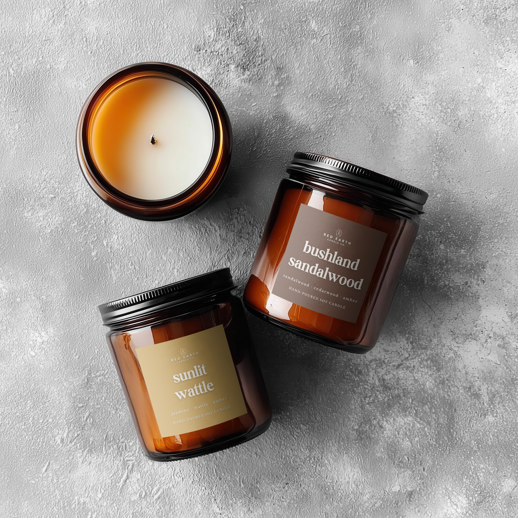 Bushland Sandalwood Soy Candle | 40+hrs