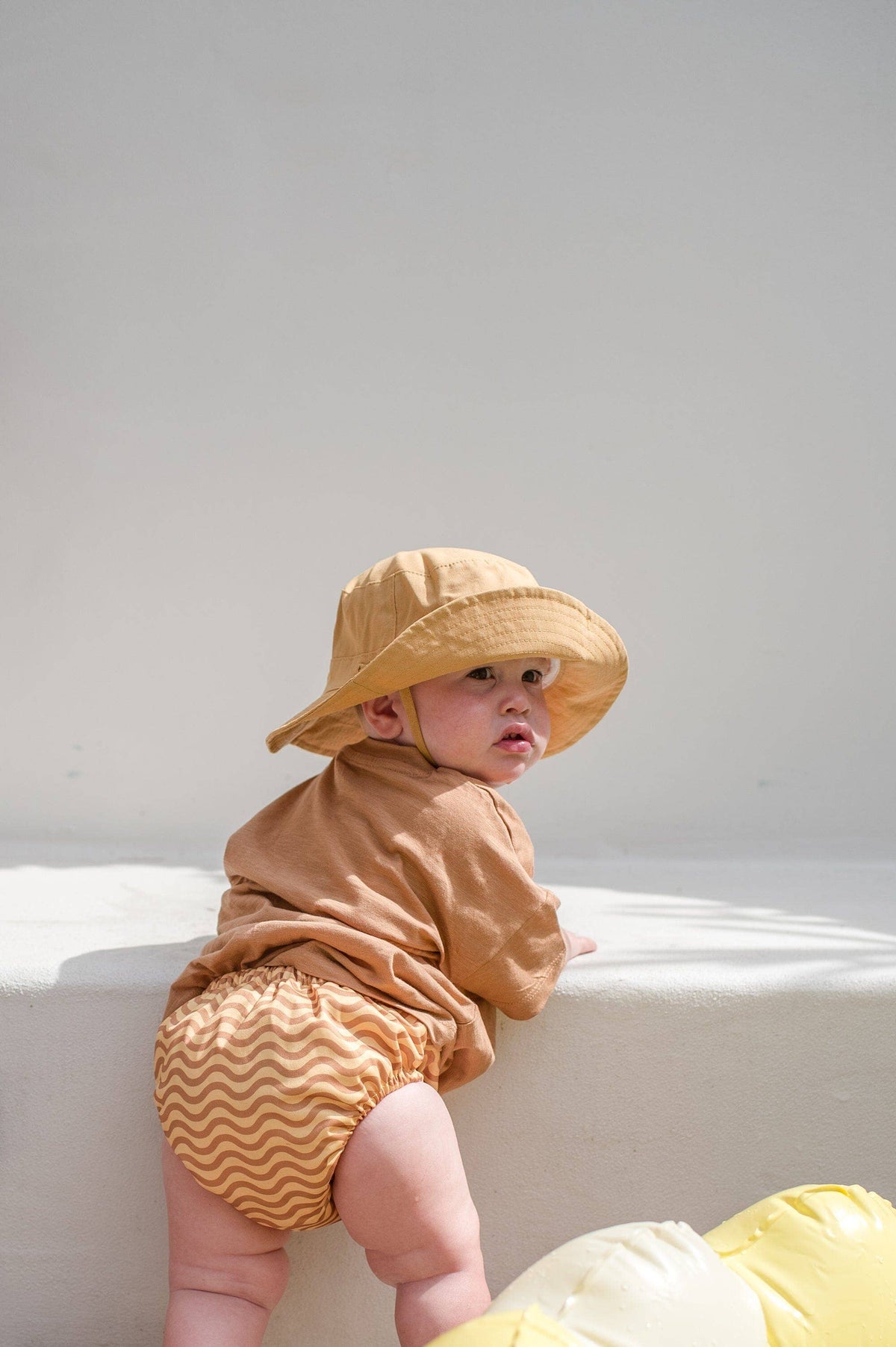 Cotton Sun Hat: Lilac / Small