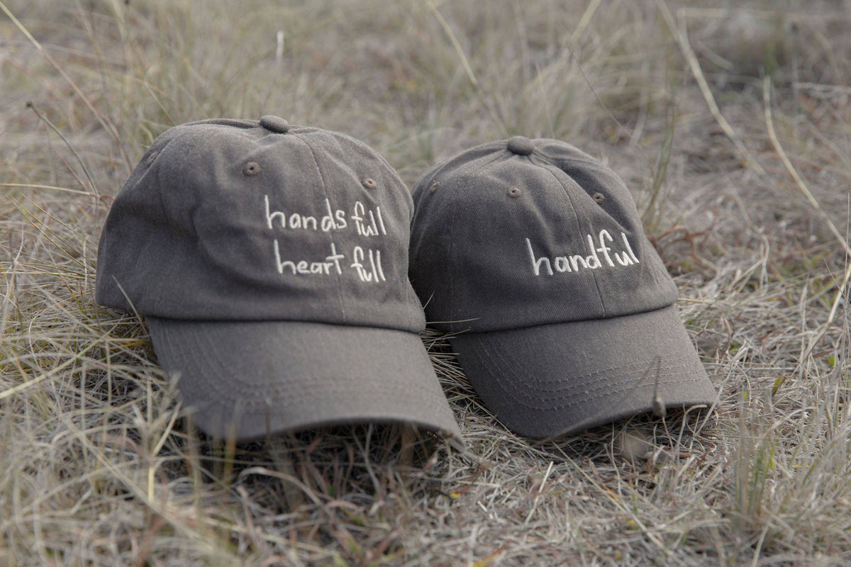 Heart Full Adults Cap: Cobalt/white