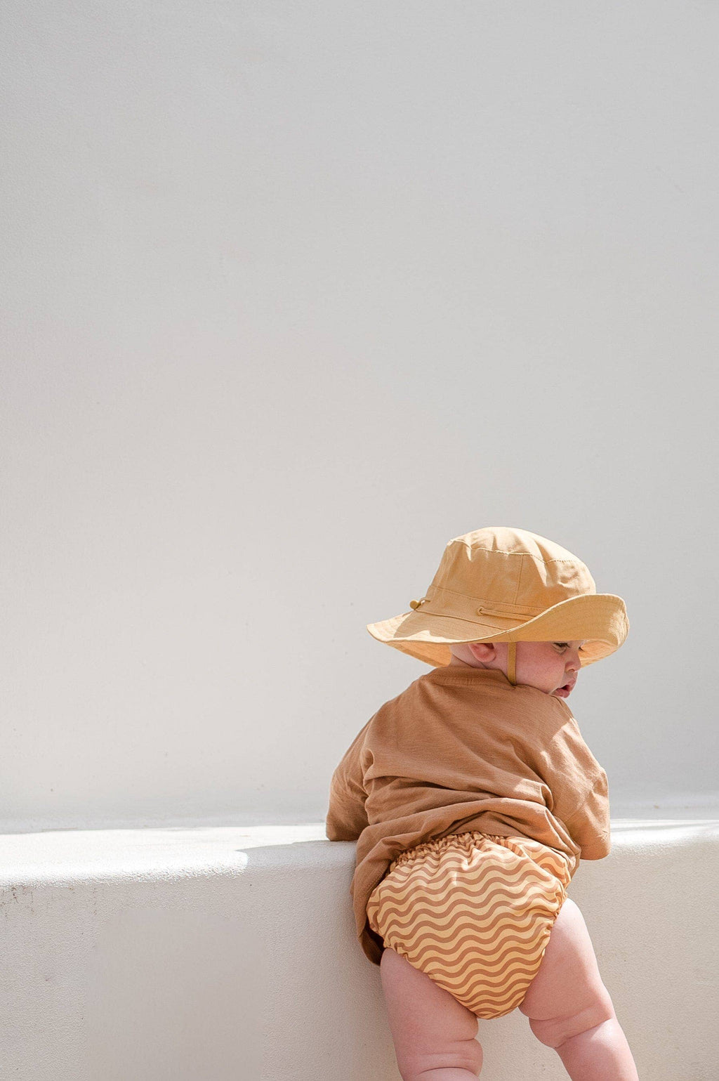 Reusable Swim Nappy: Ripple Groove / Small (4-7kg)