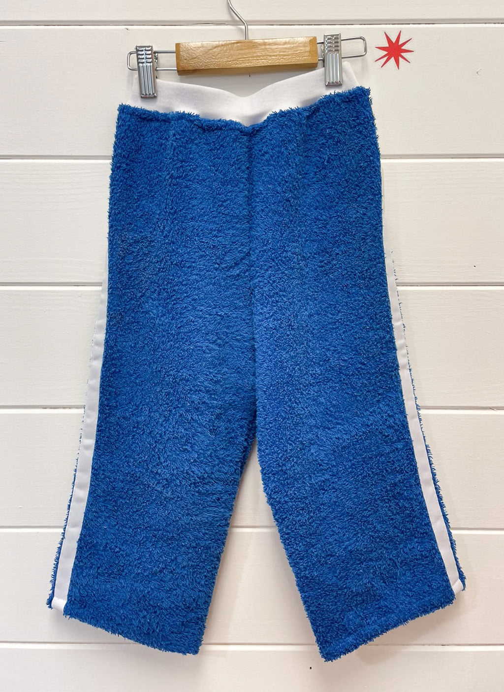 Blue Terry Pants | Size 4
