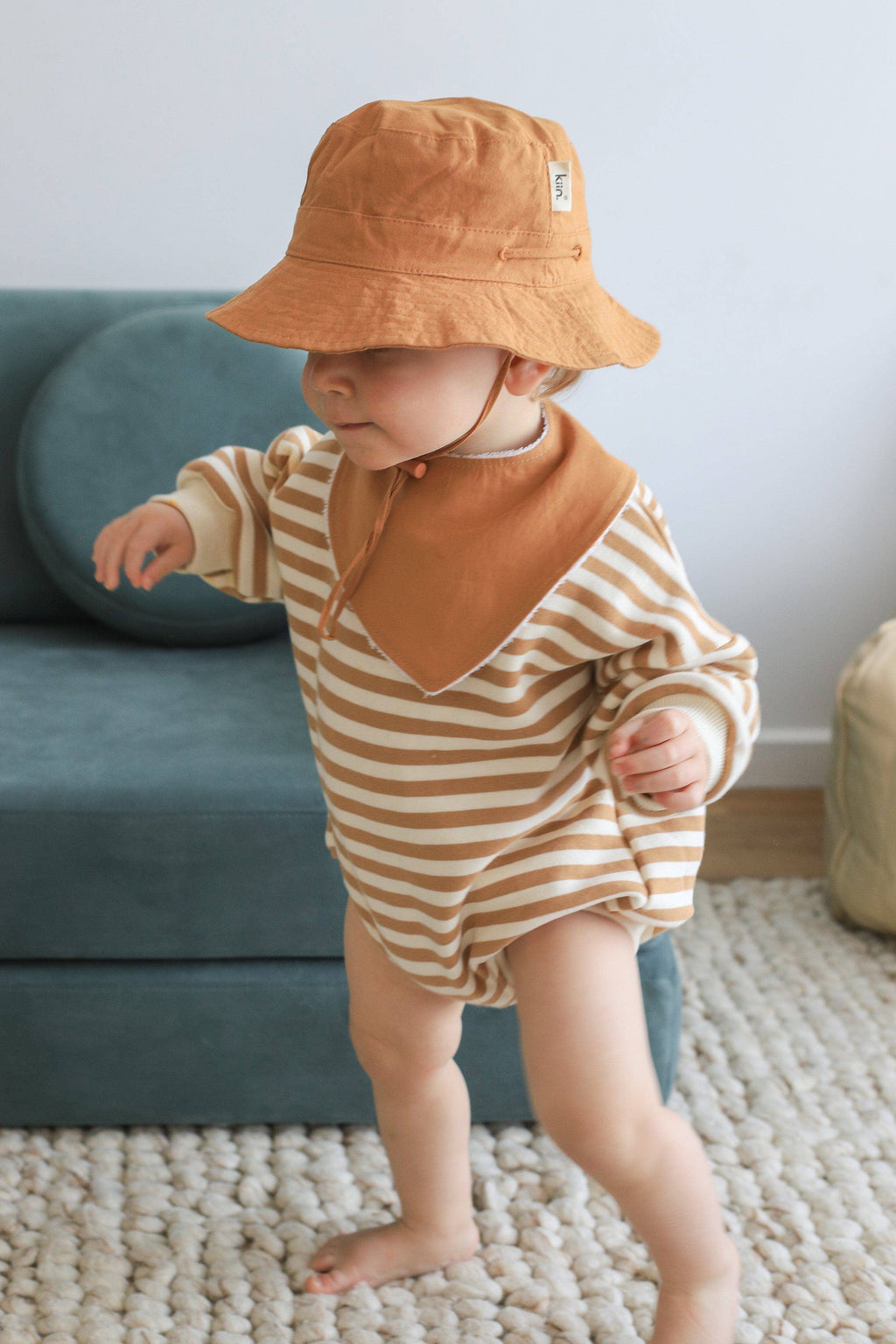 Cotton Sun Hat: Lilac / Small