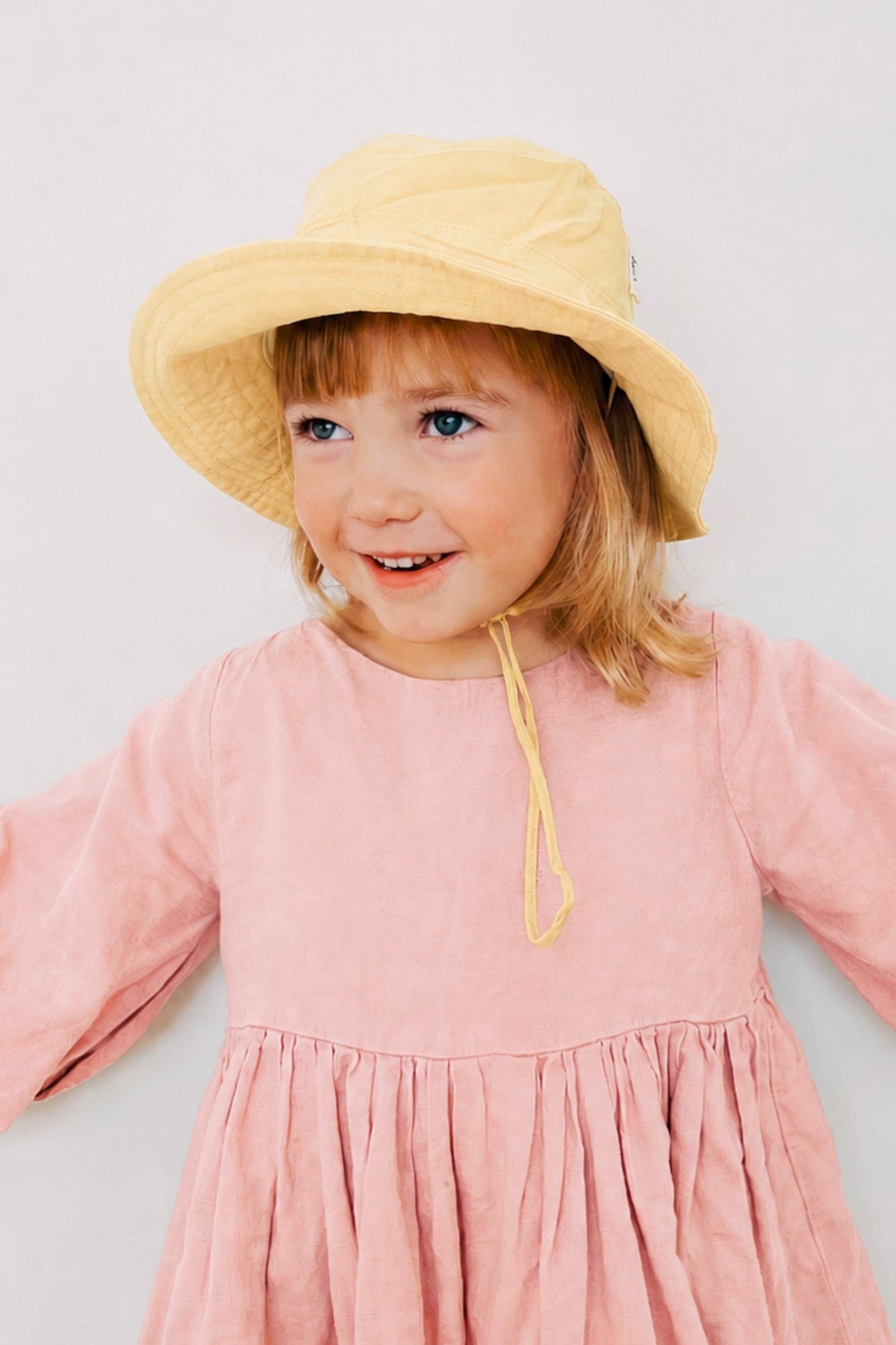 Cotton Sun Hat: Lilac / Small