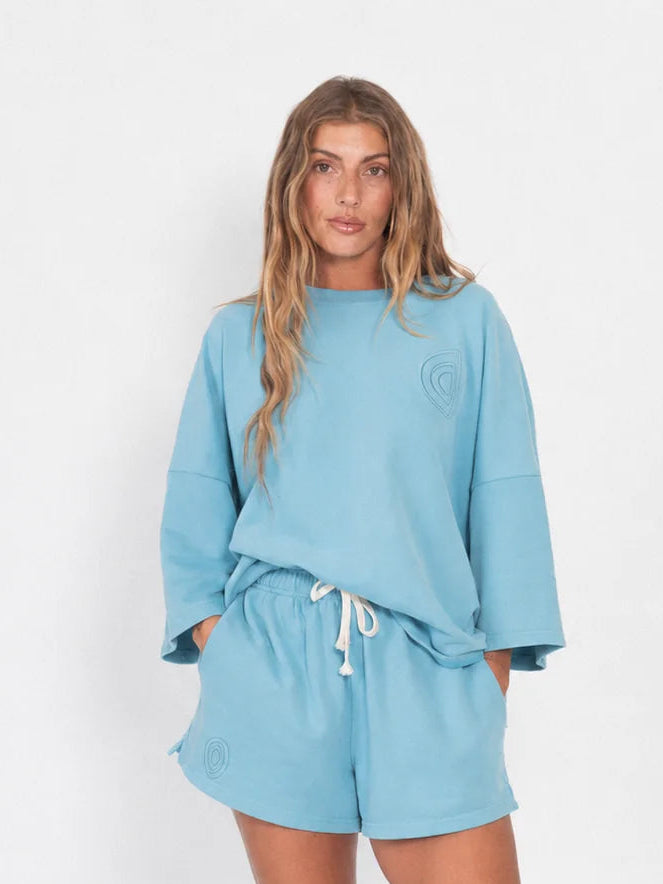 Basic Heavyweight Tee - Sky Blue