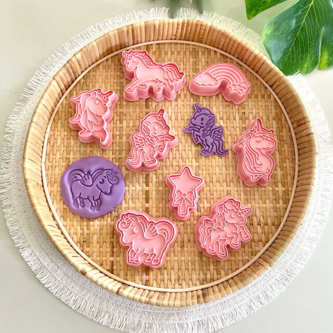 Unicorns - Cutters and Stamps Set (w/s)