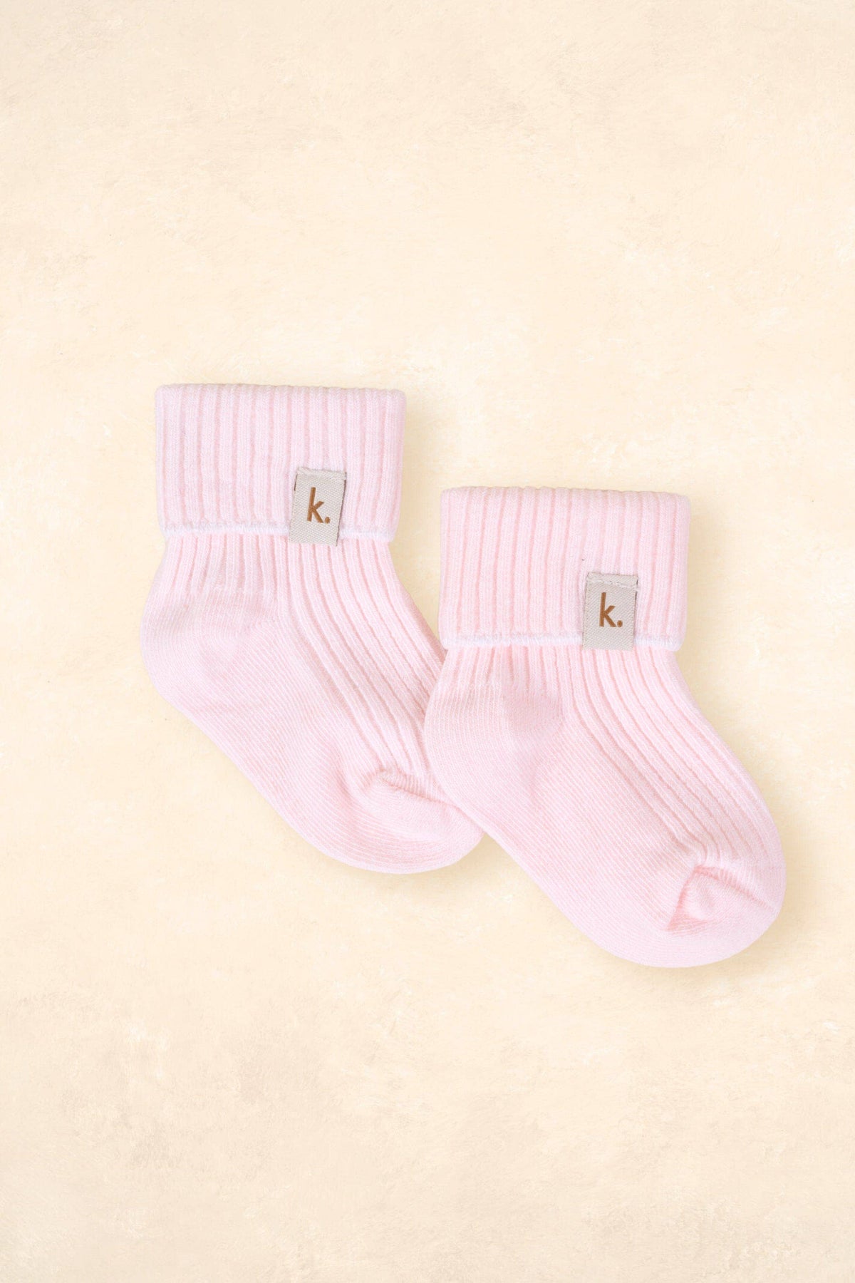 Cotton Ribbed Baby Socks: Sage / 6-12 Months