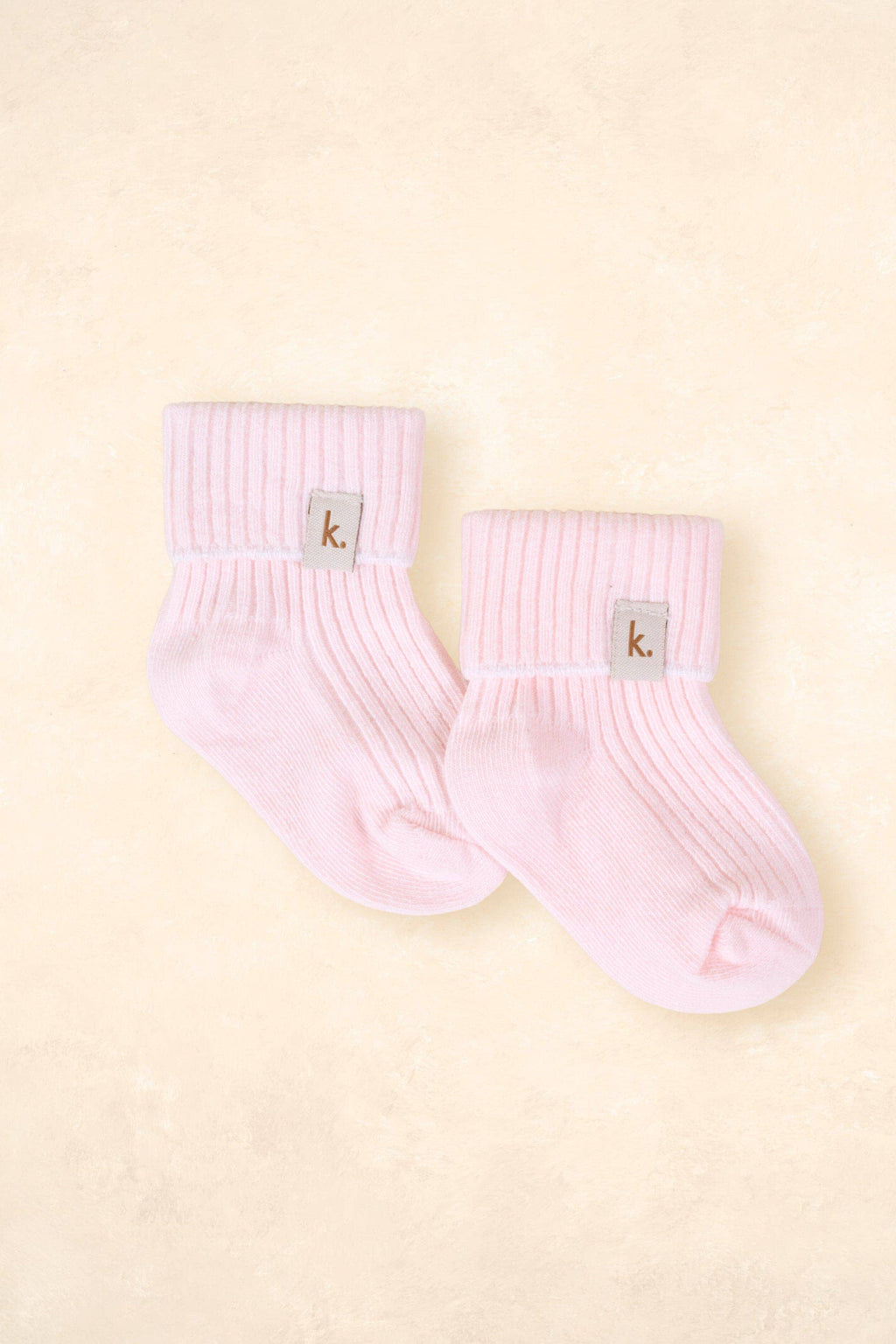 Cotton Ribbed Baby Socks: Blue / 0 - 6 Months