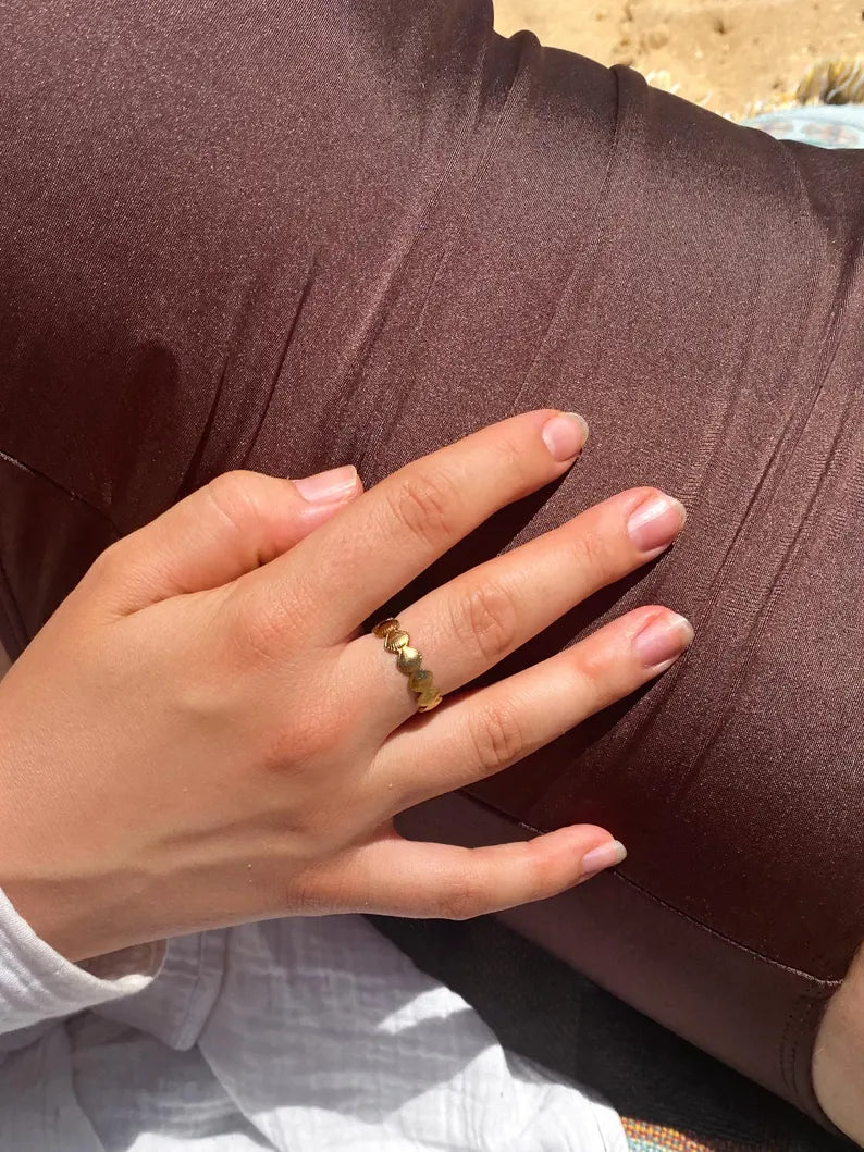Seashell Ring Adjustable