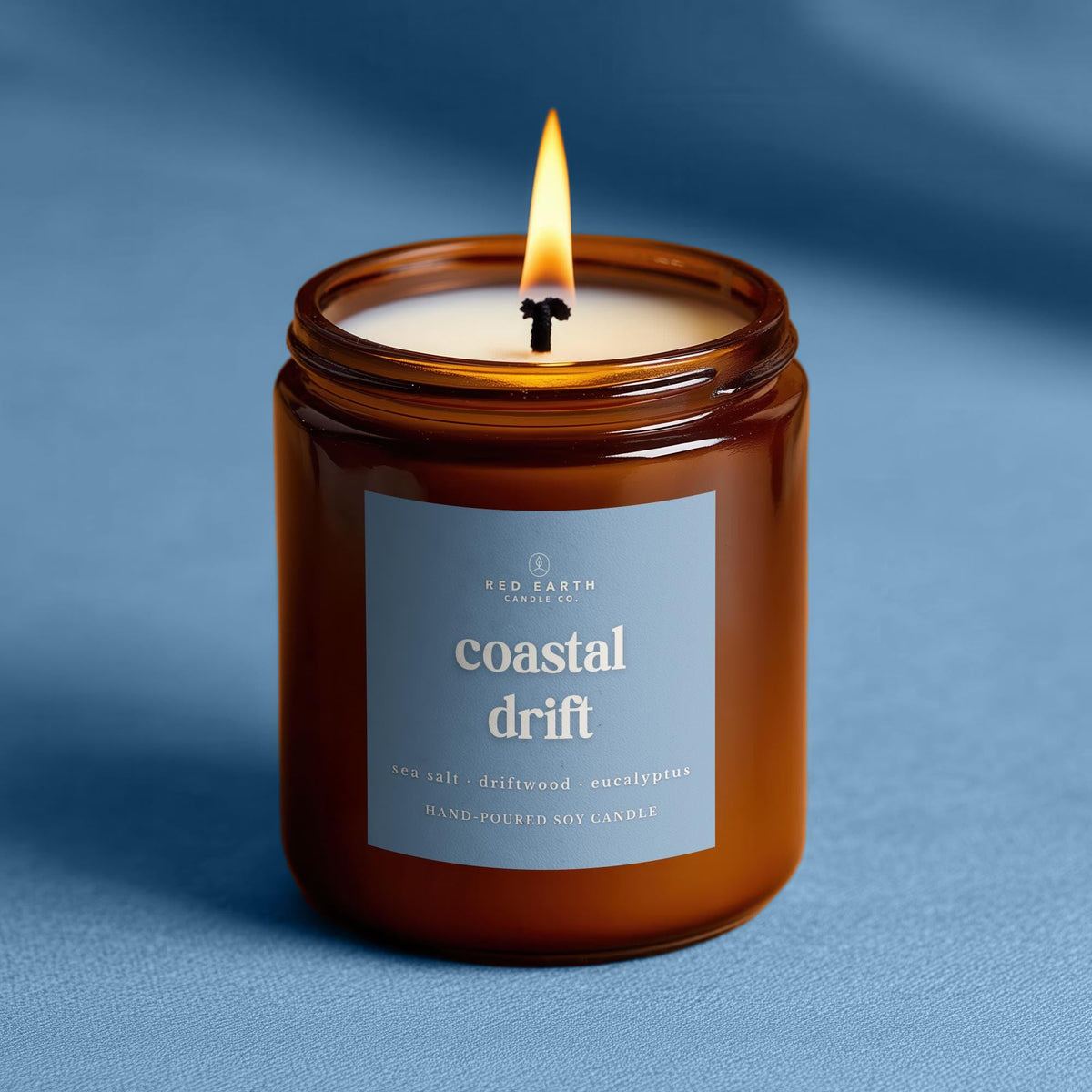 Red Earth Candle Co. Coastal Drift Soy Candle | 40+hrs