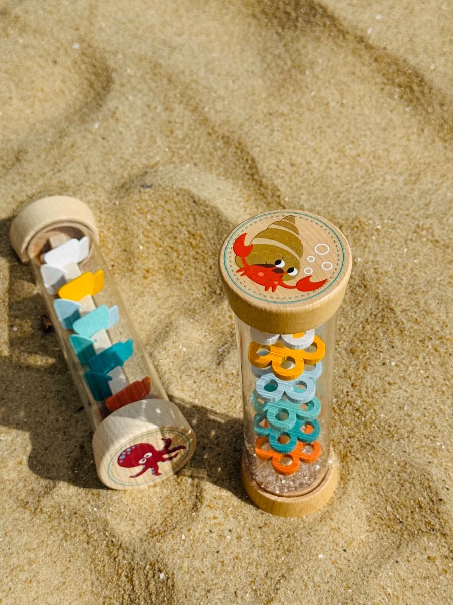 Wooden Rainmaker Rattle