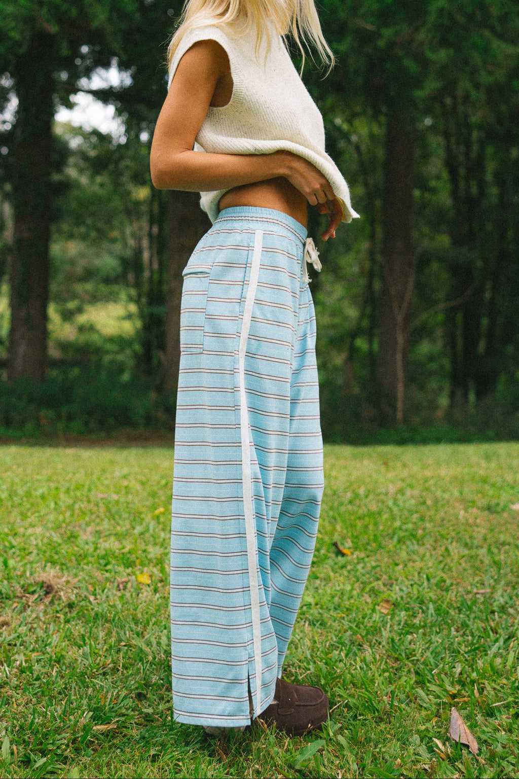 In The Blue Pants - Ocean Stripe