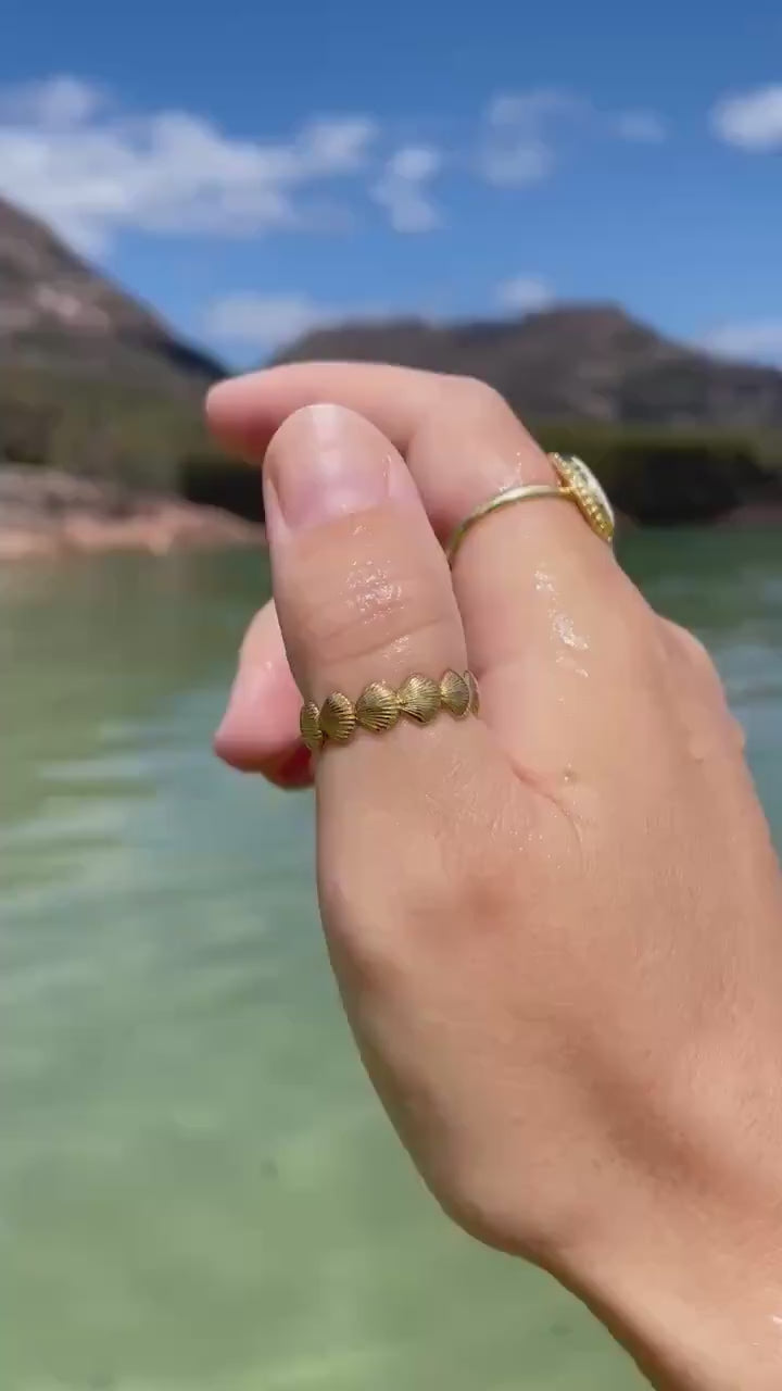 Seashell Ring Adjustable