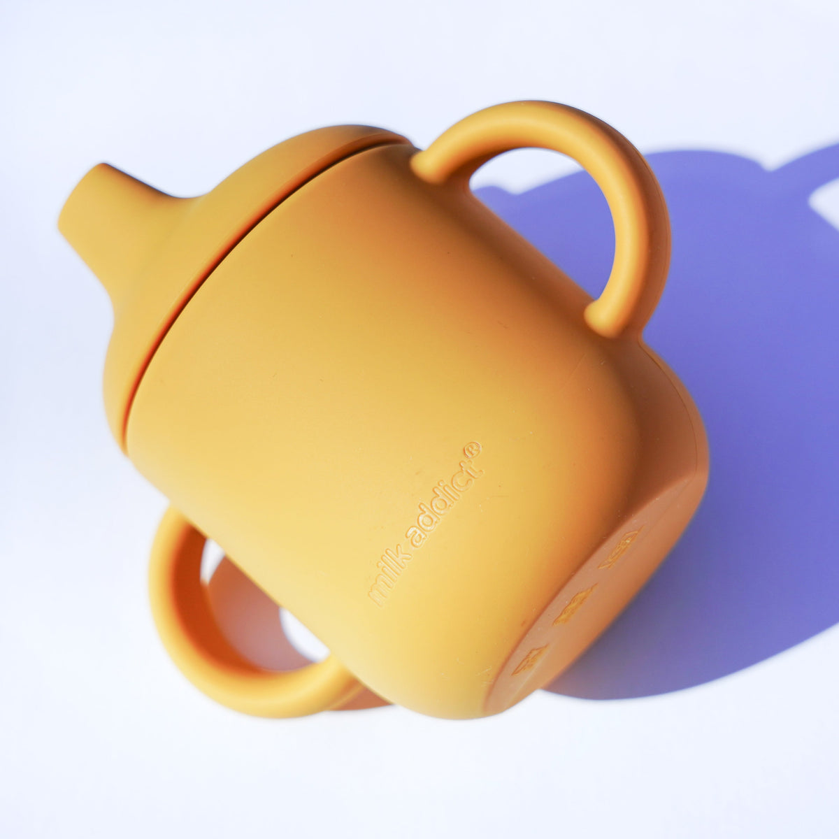 Milk Addict Silicone First Handled Sippy Cup