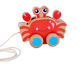 Wooden Pull-Along Crab