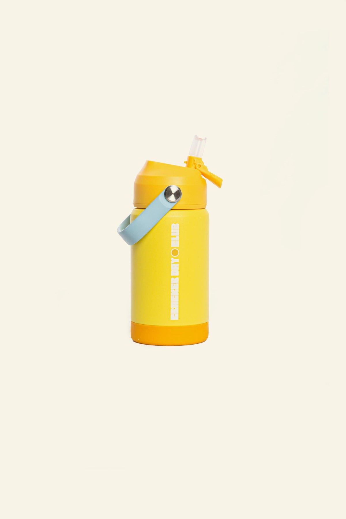 Cracker Day Club 355ml Insulated Water Bottle - Butter