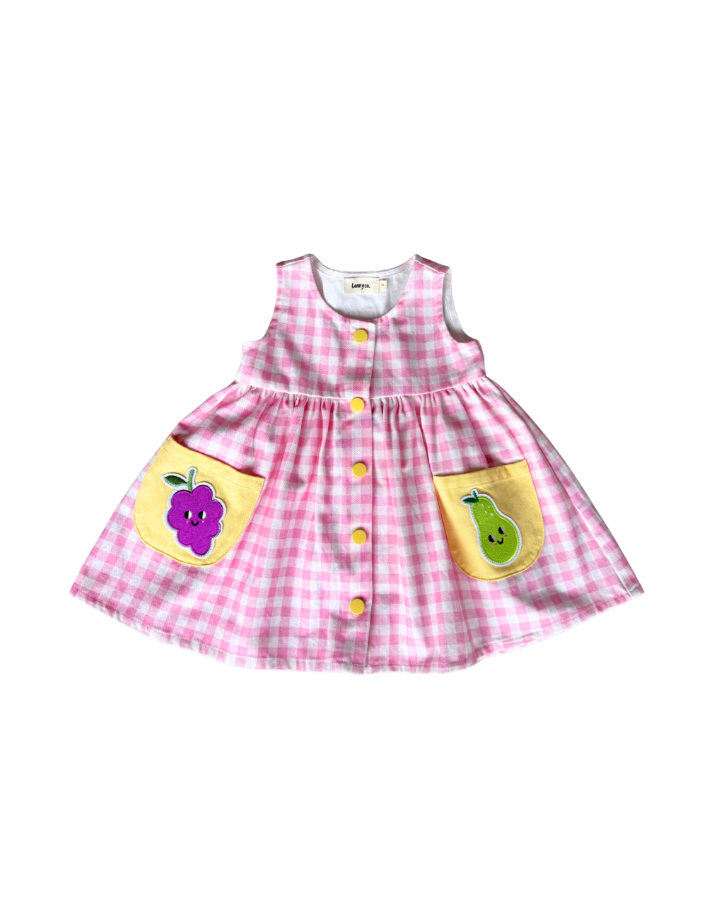 Lennyco Gingham Dress - Pink