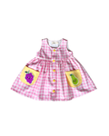 Lennyco Gingham Dress - Pink